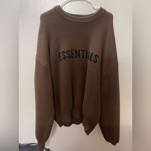 Brown FOG Essentials Knit